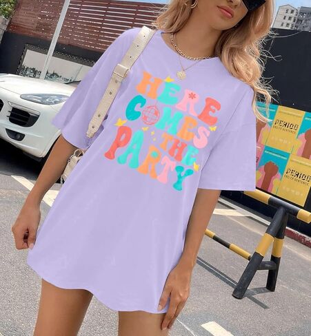 Bachelorette Shirt Women Bride Tshirt - Here Comes Bride Tee Party Shirt Bridal Shirt Casual Short Sleeve Oversized Top in Kuwait