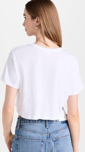 Leset Women's Laura Crop Boxy Tee in Saudi Arabia