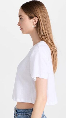 Leset Women's Laura Crop Boxy Tee in Saudi Arabia