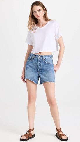 Leset Women's Laura Crop Boxy Tee in Saudi Arabia
