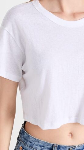Leset Women's Laura Crop Boxy Tee in Saudi Arabia