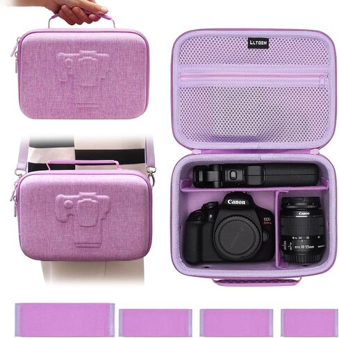 Large Camera Case Bag for Canon/Sony/Nikon Camera and Multiple Lens Navy in Kuwait