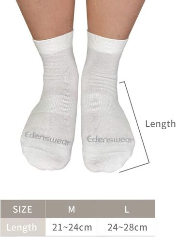 Edenswear Zinc-Infused Moisturizing Tencel Socks for Adult with Eczema in Saudi Arabia