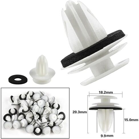 30pcs Door Trim Panel Retainers Clips Compatible with Camry Tacoma Tundra Sienna Corolla RAV4 Lexus ES350 GX470 Is250 Is350 LS460 LS 600HL 90467-A0005 in Saudi Arabia