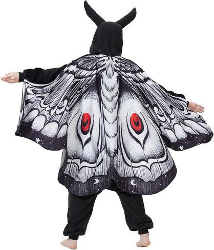 Mothman Costume Mothman Onesie Pajamas Halloween Cosplay Unisex Party Costume in Saudi Arabia