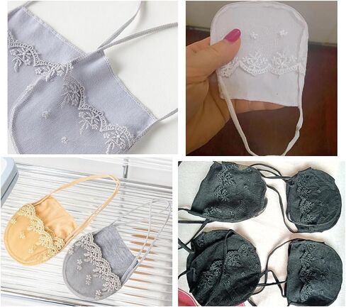 4 Pair Womens Low Cut Socks Slingback Half-Palm No Show Sock with Sling and Lace Invisible Half Toe Topper Liner Covers for Heels in Saudi Arabia