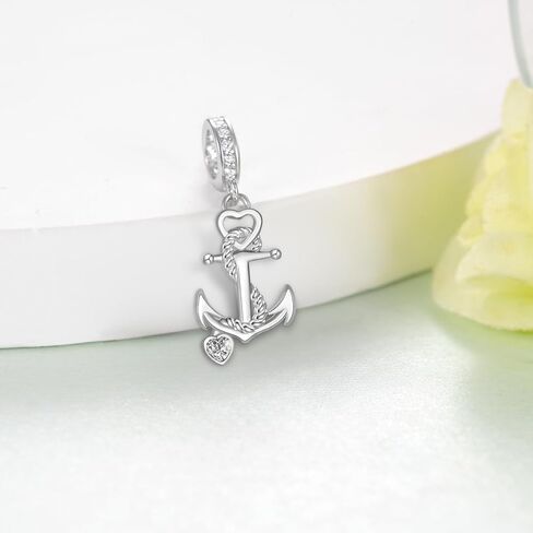 Anchor Charm 925 Sterling Silver Sailor Charms for Bracelets Anchor Jewelry Nautical Gifts for Women in Kuwait