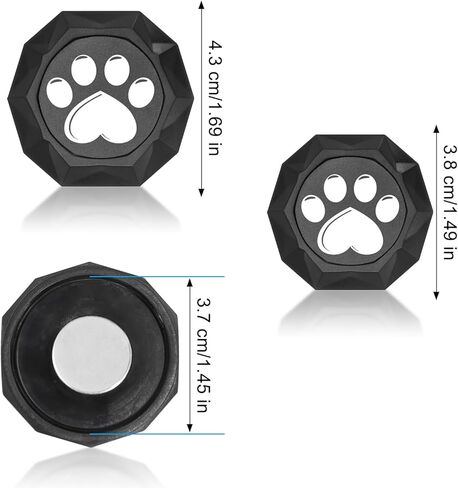 Superkred Keyhole Covers for Jeep Wrangler Accessories: SUV Door Security Keyhole Cover for Jeep Gladiator Wrangler JL JLU (Guardian Angel Magnetic) in Kuwait