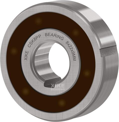 حزمة واحدة من محامل XiKe CSK40PP مقاس 40 × 80 × 22 مم، محمل في اتجاه واحد مع Keyway Sprag أو مسند خلفي للعجلة الحرة للقابض. in Kuwait