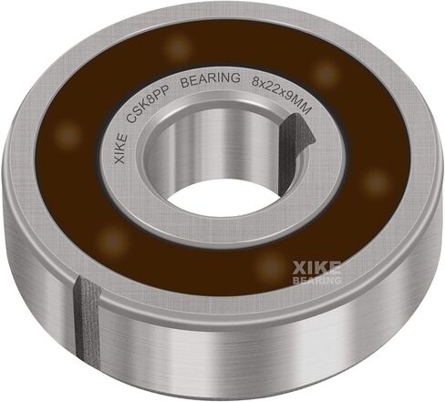 حزمة واحدة من محامل XiKe CSK40PP مقاس 40 × 80 × 22 مم، محمل في اتجاه واحد مع Keyway Sprag أو مسند خلفي للعجلة الحرة للقابض. in Kuwait