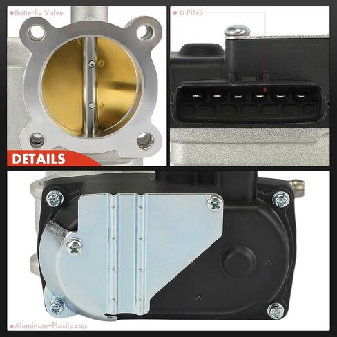 A-Premium Electronic Throttle Body Compatible with Mitsubishi Outlander 2004-2006 2.4L, Lancer 2004-2006 2.4L, Eclipse 2006-2012 2.4L, Galant 2004-2009 2.4L 3.8L, Galant 2010-2012 2.4L in Saudi Arabia