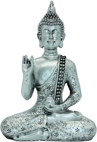 BRABUD Resin 10.63"(H) Napping Indian Buddha Statue Gold Home Decor Housewarming Gift BS107 in Saudi Arabia