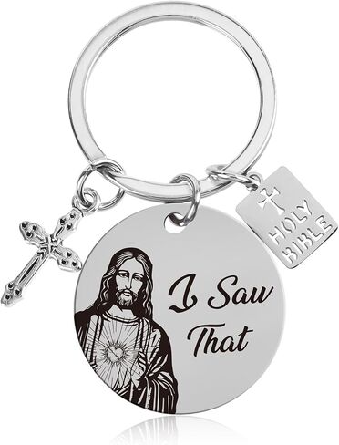 Christian Religious Gifts for Women Men Funny Keychain Gifts for Christian Birthday Baptism Gifts New Driver Gift in Saudi Arabia