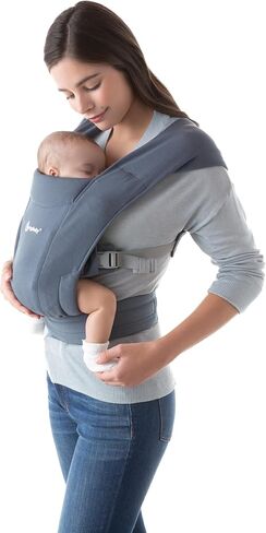 Ergobaby Embrace Cozy Newborn Essentials Baby Carrier Wrap (7-25 Pounds), Soft Air Mesh, Cream in Saudi Arabia
