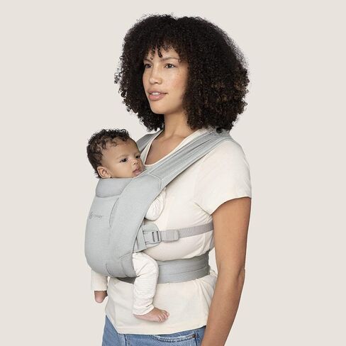 Ergobaby Embrace Cozy Newborn Essentials Baby Carrier Wrap (7-25 Pounds), Soft Air Mesh, Cream in Saudi Arabia