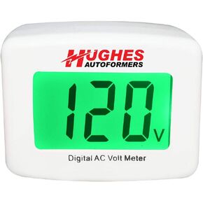 Power Watchdog Hughes Autoformers Dual Color DVM, LED Digital Voltmeter