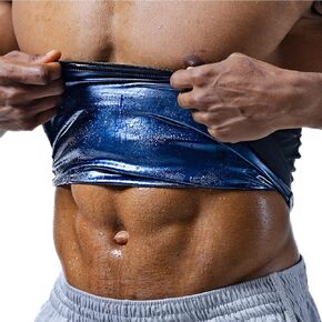 Waist Trainer for Men (XS-10XL) -Sweat More, Shape Your Back & Abdomen - Wear During Workout
