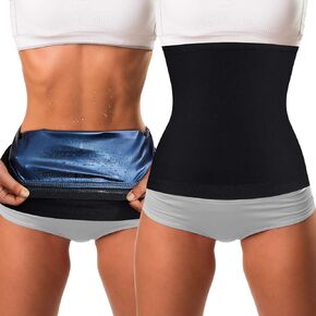 Geyoga الخصر المتقلب العرق الخصر المدرب التفاف المعدة للنساء كمال الاجسام