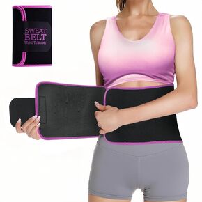 LKV Sweat Waist Trainer for Women Belly Fat Neoprene Waist Trimmer for Women Workout