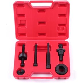 Engine Power Steering Pump Pulley Puller Installer Tool Set, Pump Pulley Remover Installer Tools Disconnect Tool Screw Set Compatible with Ford, GM, and Chrysler