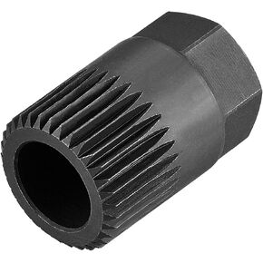 QPKING Car Alternator Clutch Free Wheel Pulley Removal Tools 33T Sprocket V-Belt Free Wheel Pulley Removal Alternator Pulley Tools Compatible for VW Golf, Vento, Passat, Audi A3, Volvo