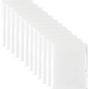 850 Pcs Transparent Sticky Notes Pad, Clear Sticky Notes for Books Message Reminder, Waterproof Self-Adhesive Translucent Sticky Notes, 17 Packs (1.5"x1.5", 3"x1", 3"x2", 3"x3", 3"x4")