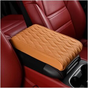Car Center Console Cover, Leather Waterproof Auto Arm Rest Box Cover, Memory Foam Armrest Cushion Protection Pad, Hand Rest Pillow with Height Increase, Universal Car Accessory in Kuwait