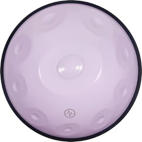 BeatRise StartSonic Handpan 9 Notes 22 Inch Handpan Drum in D Kurd Stainless Steel 440hz Hand Pan Steel Drum Percussion Instrument for Beginner (Champagne Gold)
