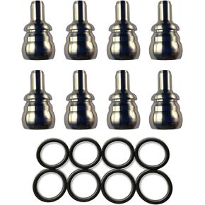 HHC Diesel ~ FORD 6.0L LeakProof Nipple Cups/Ball Tube Kit! Includes 8-LeakProof Nipple Cups and 8-Heavy Duty Viton Seals ~ F60L-8NIPPLE