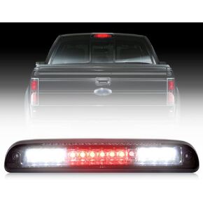 F350 Third Brake Light for Ford F250 F450 F550 1999-2015 Red White High Mount Led Reverse Lights 3RD Rear Stop Tail Lamp Waterproof (3RD Brake 062-3)