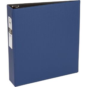 Avery Economy 3 Ring Binder, 2" Round Rings, 1 Blue Binder (03500)