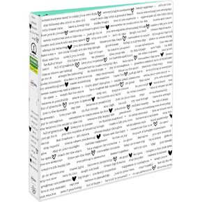 Avery + Amy Tangerine Designer Collection Binder, 1" Round Rings, 175-Sheet Capacity, Find Inspiration (28321)