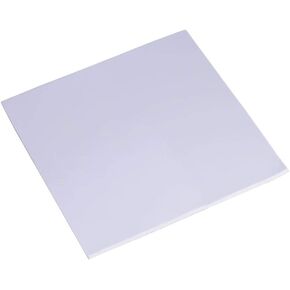 Zer one 100x100x2.0mm CPU Thermal Pad, Silicon Thermal Conductivity Sheet Insulation Paste Gap Filler Heatsink Cooling Pads(Grey)