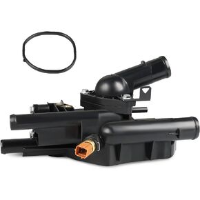 WMPHE Engine Coolant Thermostat Housing Assembly Replacement for 256002G600 Compatible with 2008-2010 Hyundai Sonata/Kia Rondo 2.4L, 2009-2010 Kia Optima 2.4L, Thermostat Housing kit