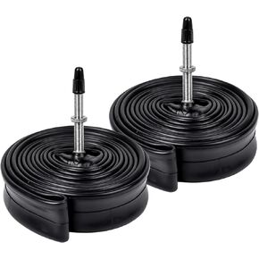 2-Pcs 27.5" Bike Tubes 27.5 x 2.125/2.2/2.3/2.4 FV48mm Presta Valve 27.5 Bicycle Tubes Compatible with 27.5x2.125 27.5 x 2.2 27.5 x 2.25 27.5 x 2.3 27.5x2.35 27.5 x 2.4 Mountain Bike Tire Tubes