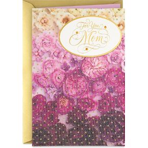 Hallmark Birthday Card for Mom (Gemstone Flowers) in Kuwait