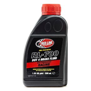 Red Line RL-600 High Performance Track/Street DOT 4 Brake Fluid (3 Bottles) with Genesis Brake Bleeder Bottle