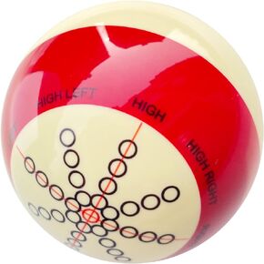 Billiards Cue Ball，Billiards Cue Ball Practice Training Artifact，Practice Balls with Standard Lines and Dots for American Billiards Eight Balls