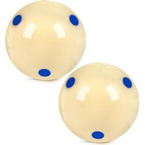 2 Pack AAA-Grade Pro-Cup Billiard Cue Ball or Billiard #8 Ball Standard Regulation Size 2-1/4" Practice Training Pool Ball for Games & Sports in Kuwait