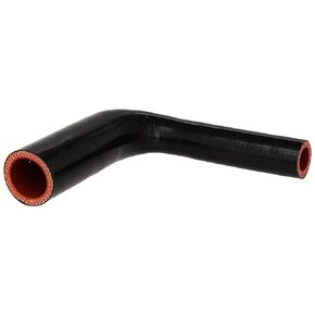 HPS HTSER90-075-125-BLK سيليكون درجة حرارة عالية 4 طبقات معززة 90 درجة خرطوم توصيل مخفض للكوع، أقصى ضغط 100 رطل لكل بوصة مربعة، طول الساق 4 بوصات على كل جانب، 3/4 بوصة > 1-1/4 بوصة معرف، أسود in Kuwait