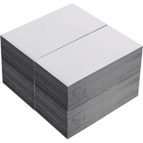 LLPT Self Adhesive Business Card Magnets 50 Packs Easy Peel Stick Promotion Small Magnetic Sheet for Business Marketing Card Teaching Schedule Photo Wall(BCM050)