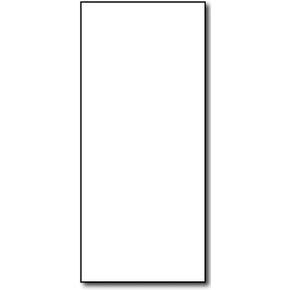 80lb White 4" x 9" Business Note Cards - 100 Blank Cards for Menu Cards, Program Cards, Rack Cards
