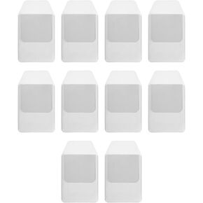 10 Pieces Shirt Pocket Protectors for Pen Leaks School Hospital Office Supplies (Clear)