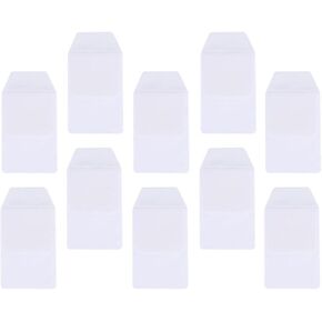 ibasenice 20pcs Clothes Heavy Multi- Pocket Pvc White Storage Bags Office Shirt Shirts Protector Protectors Hospital Organizer Pouches for Pen Pencil Holder Pants Supplies Duty Case
