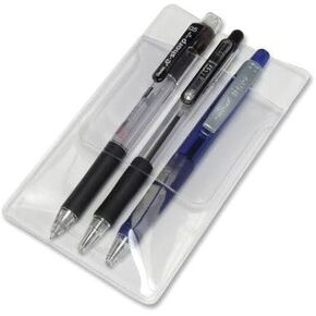 Pocket Protector from pen and markers leaks Plastic 12 pieces Clear
