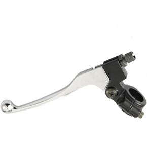 22mm Aluminum Alloy Chrome Plating Left Clutch Brake Lever Compatible with Coleman CT200U Trail 200 Mini Bike 196cc 98cc Bike Parts