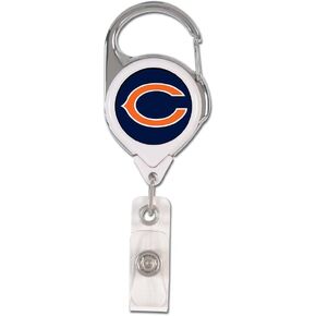 Wincraft NFL Chicago Bears Retractable Premium Badge Holder, Team Color, One Size