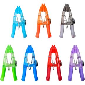 Multipurpose Plastic Bag Clips, Set of 6, Multicolored