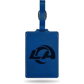 Rico Industries NFL San Francisco 49ers Red Laser Engraved Ultra Suede Luggage Tag - Includes ID Card