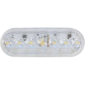 PETERSON MFG Anderson Marine V821KC-7 Led Back-Up Light Oval Clear